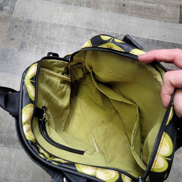 Petunia Pickle Bottom Glazed Sashay Satchel Diaper Bag Backpack - Picture 3 of 6